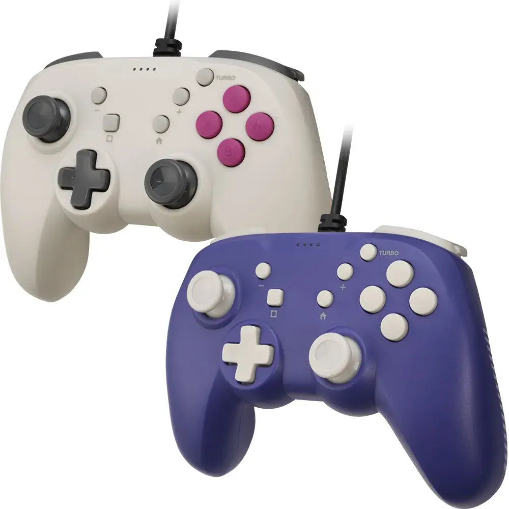 サイバーガジェット レトロスタイルゲームパッド4B 有線タイプ（Switch2／Switch用）CY-S2RSGP4BWD