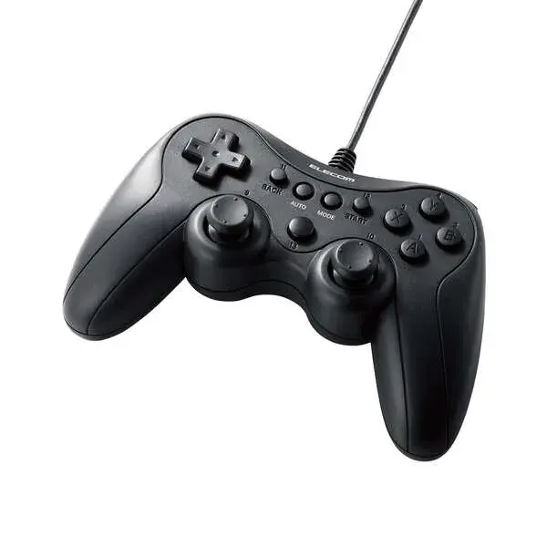 ELECOM 有線スタンダードゲームパッド GP20S JC-GP20SBK