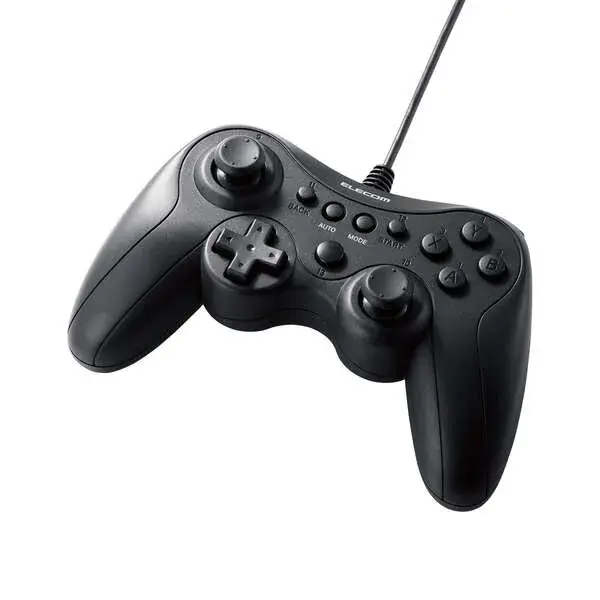 ELECOM 有線スタンダードゲームパッド GP20X JC-GP20XBK