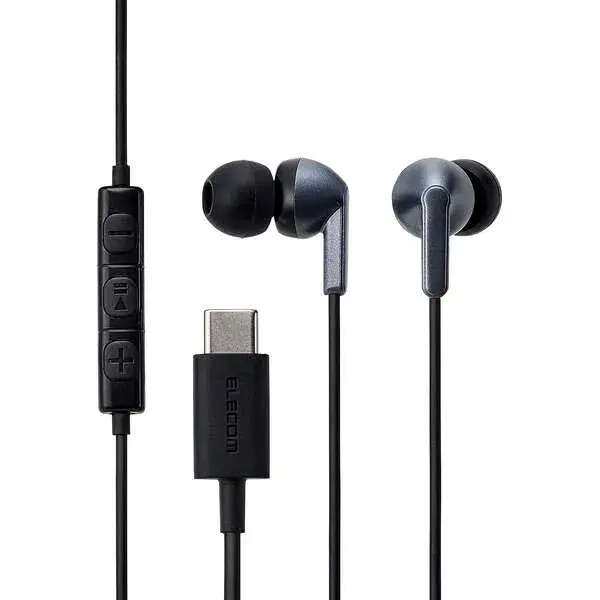 マイク付き有線イヤホン USB Type-C カナル型 DF19CM