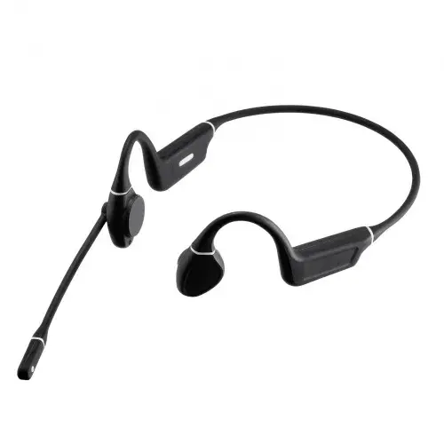 サンワサプライ Bluetooth骨伝導ヘッドセット（ノイズキャンセル対応） MM-BTSH69BK