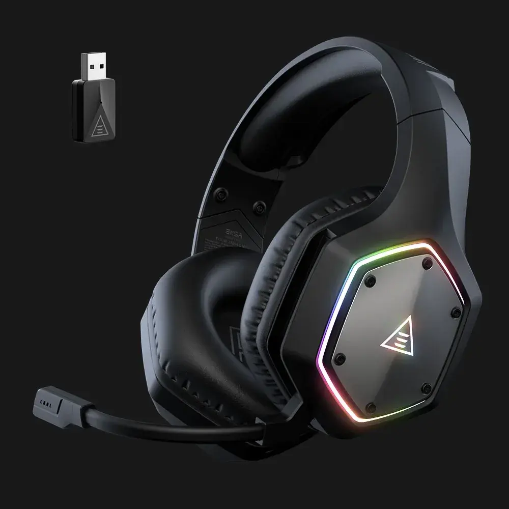 E1000 WT True 2.4GHz Wireless Gaming Headset