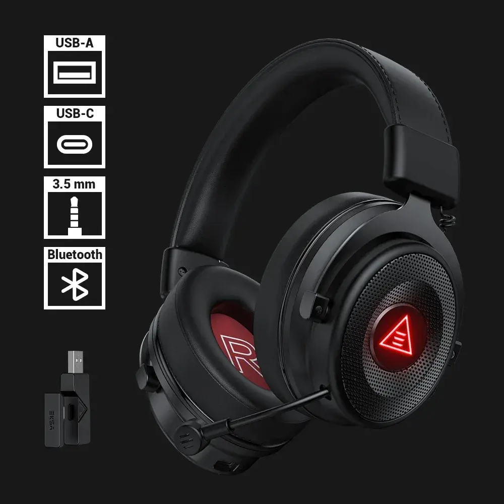 EKSA E900 BT Ultra-Low Latency Wireless Gaming Headset