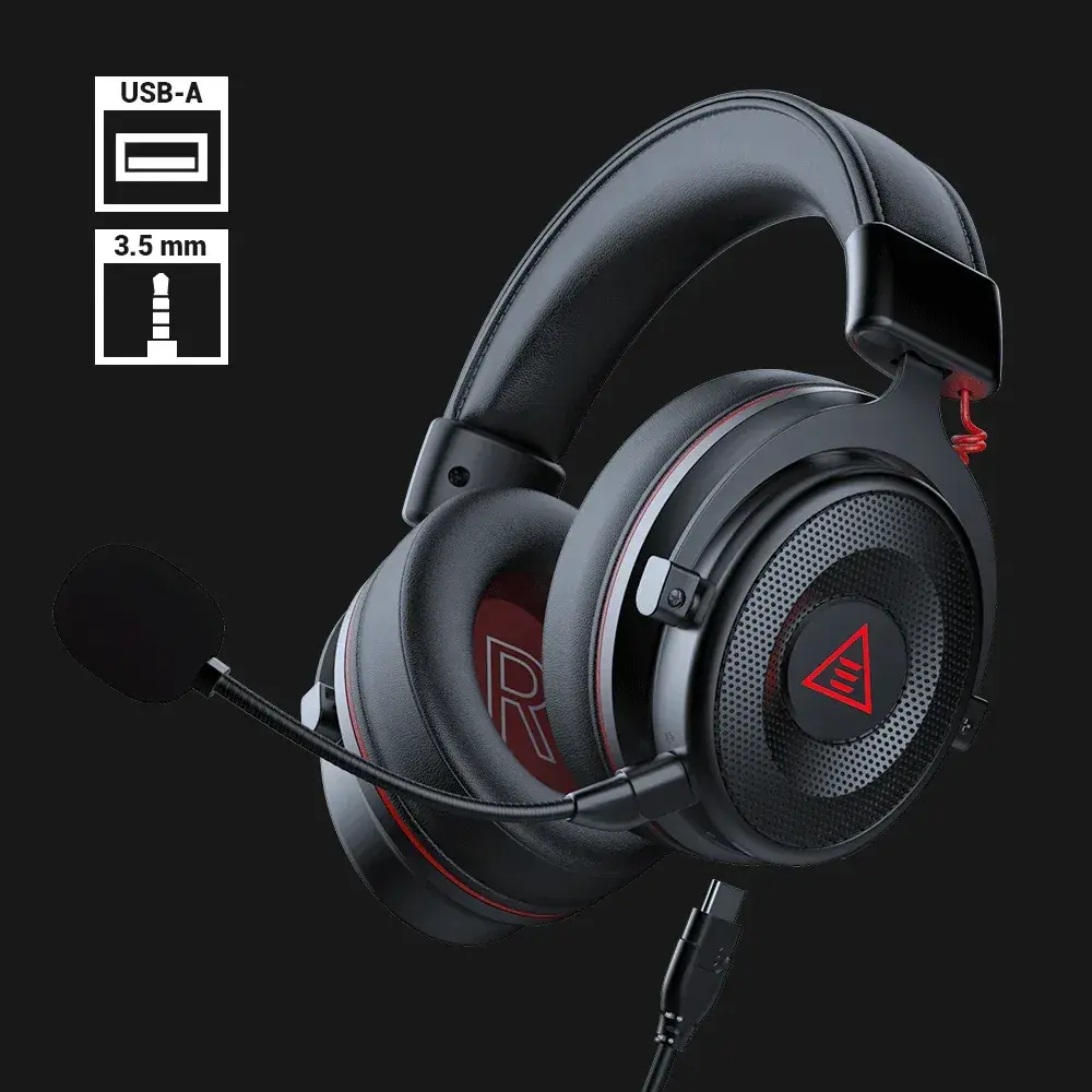 EKSA E900 Pro Upgraded 7.1 Virtual Surround Sound Gaming Headset