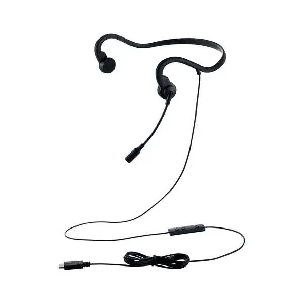 ELECOM 有線骨伝導ヘッドセット USB Type-C BC05C