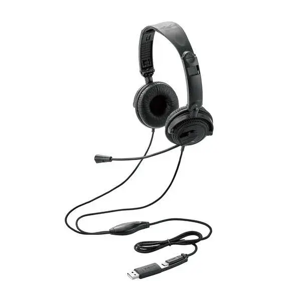 指向性マイクモバイルヘッドセット大型タイプ USB Type-C HP10SC