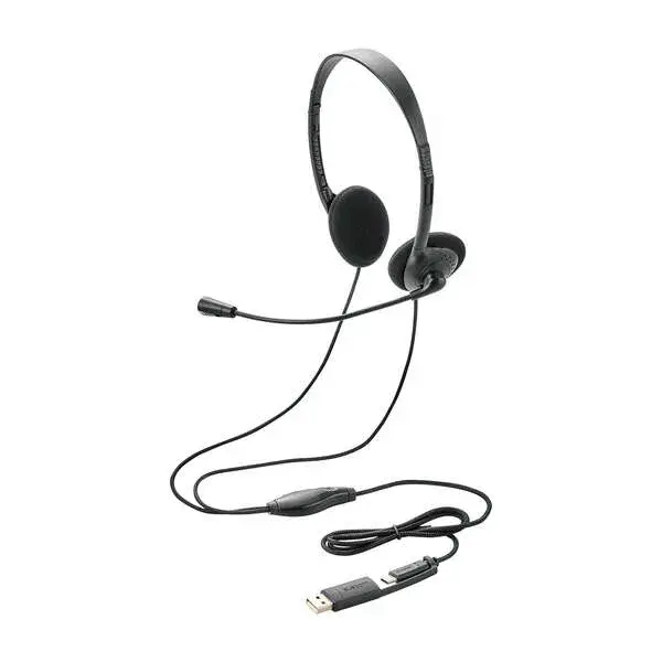 指向性マイクモバイルヘッドセット小型タイプ USB Type-C HP13SC