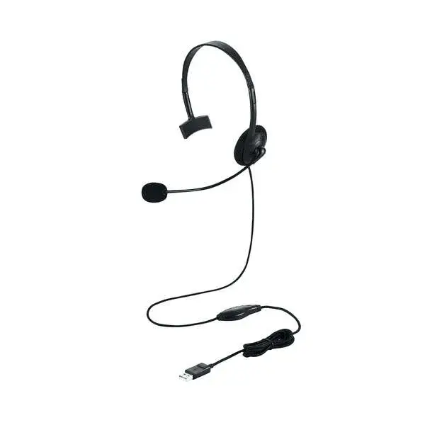 ELECOM Type-C変換付き片耳オーバーヘッドセット HP21UC