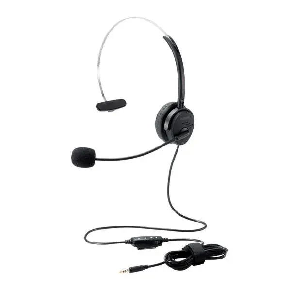ELECOM 片耳オーバーヘッドタイプヘッドセット HP29T