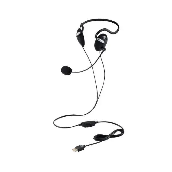 ELECOM 両耳USBネックバンドヘッドセット NB03SU