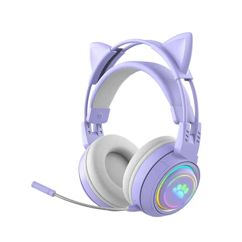 LANGTU T25 Cute Animal Ears Wireless Bluetooth Gaming Headset
