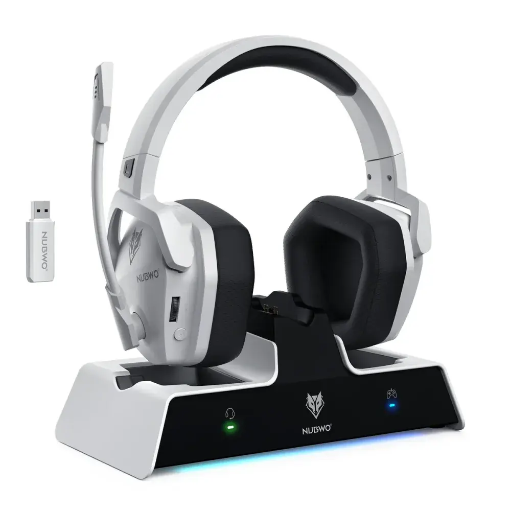 Nubwo G06 Pro Wireless Gaming Headset with Dock