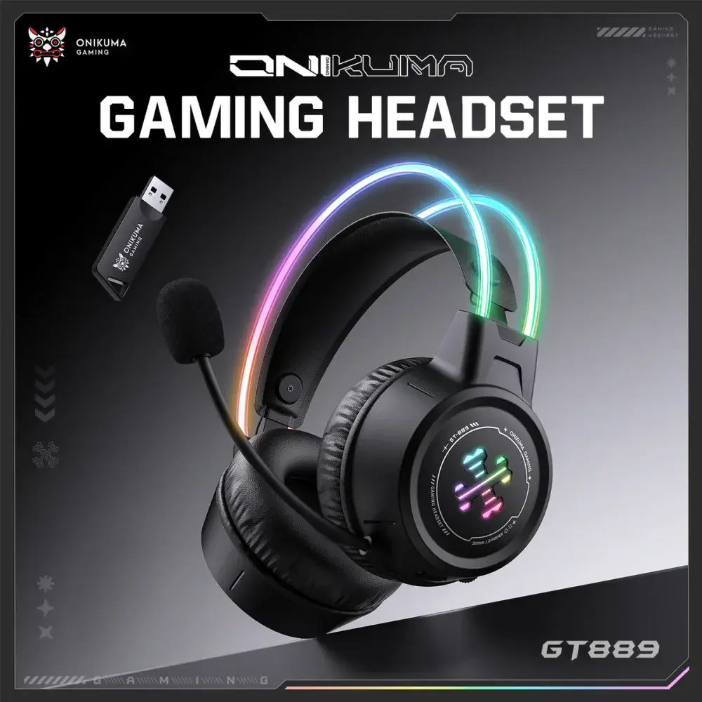 ONIKUMA GT889 3-Mode Wireless Gaming Headset