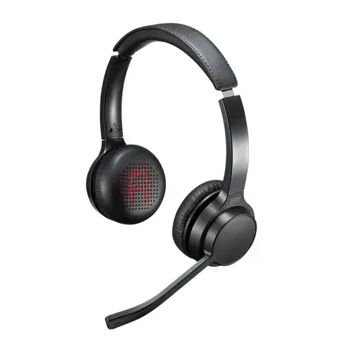 サンワサプライ Bluetoothヘッドセット（両耳・単一指向性マイク） MM-BTSH62BK