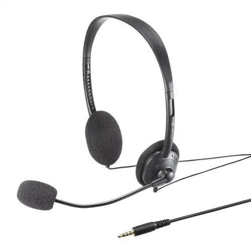サンワサプライ 4極対応ヘッドセット（マイクMUTEスイッチ付き） MM-HS408BK