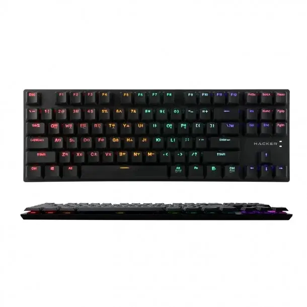 K640T SLIM Low-Profile TKL Hot-Swap Mechanical Keyboard