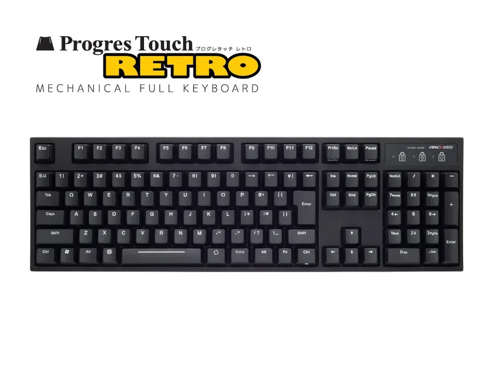 ProgresTouch RETRO メカニカルフルキーボード 日本語JIS配列