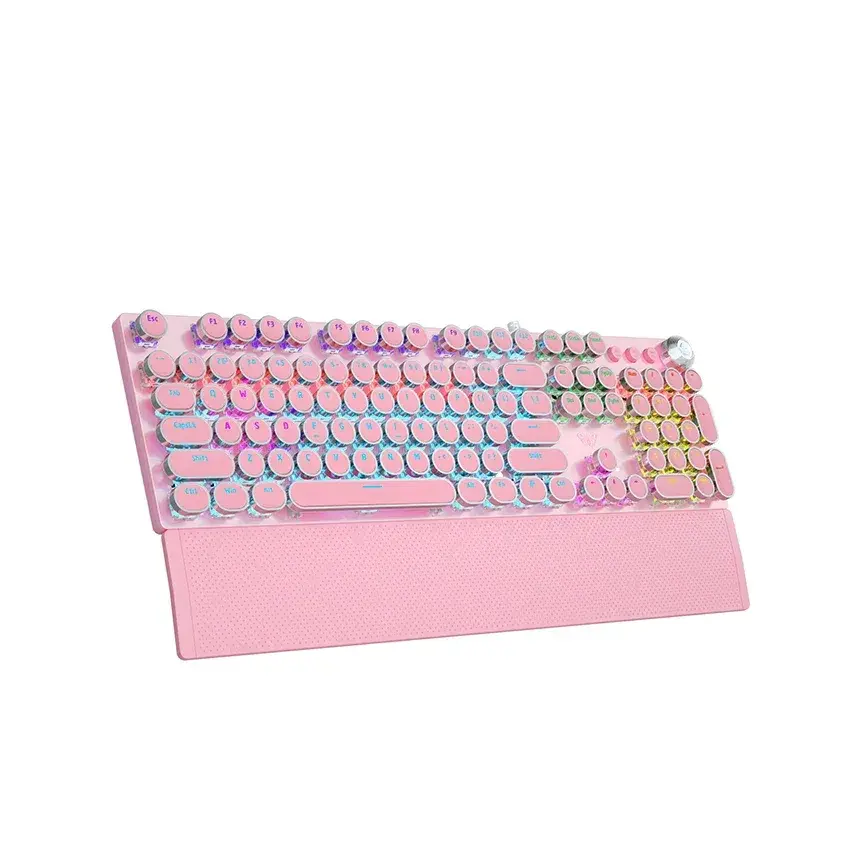 AULA F2088 Retro Punk Typewriter RGB Keyboard
