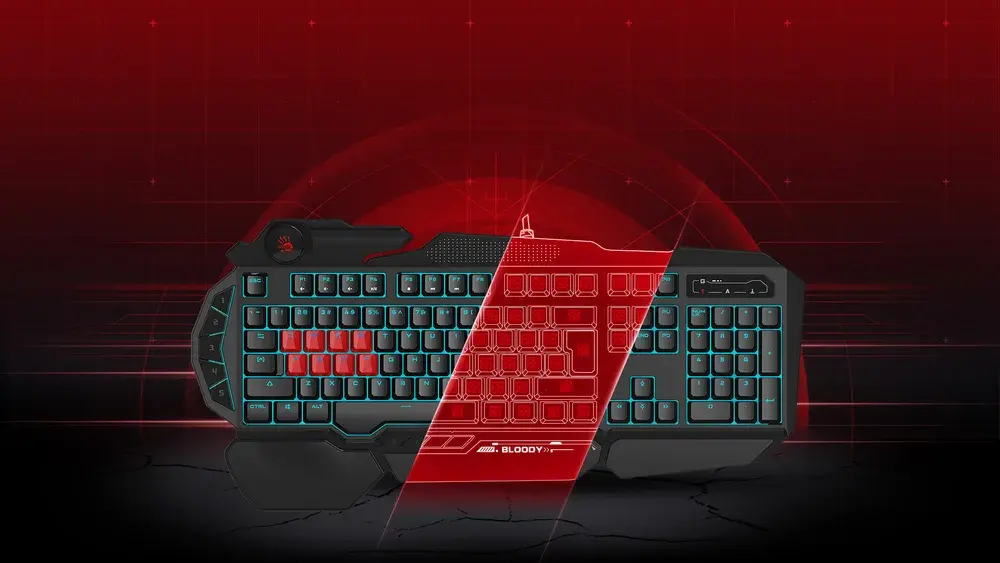 Bloody B318-8 Light Strike Gaming Keyboard