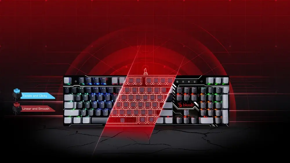B808N Light Strike Gaming Keyboard
