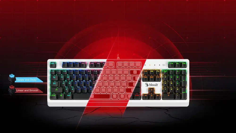 B810RC Light Strike RGB Animation Gaming Keyboard