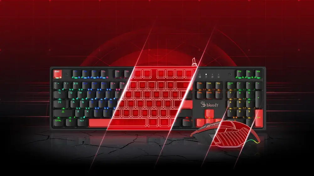 BS5100 Mechanical Switch RGB Gaming Desktop Bundle