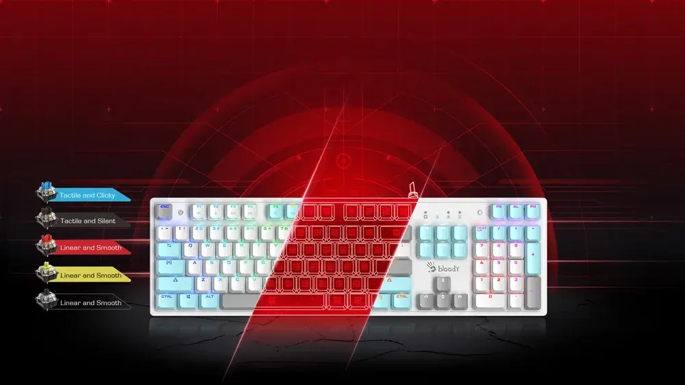 S510R Mechanical Switch RGB Gaming Keyboard