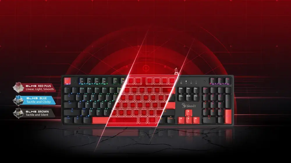 S525N Mechanical Switch RGB Gaming Keyboard