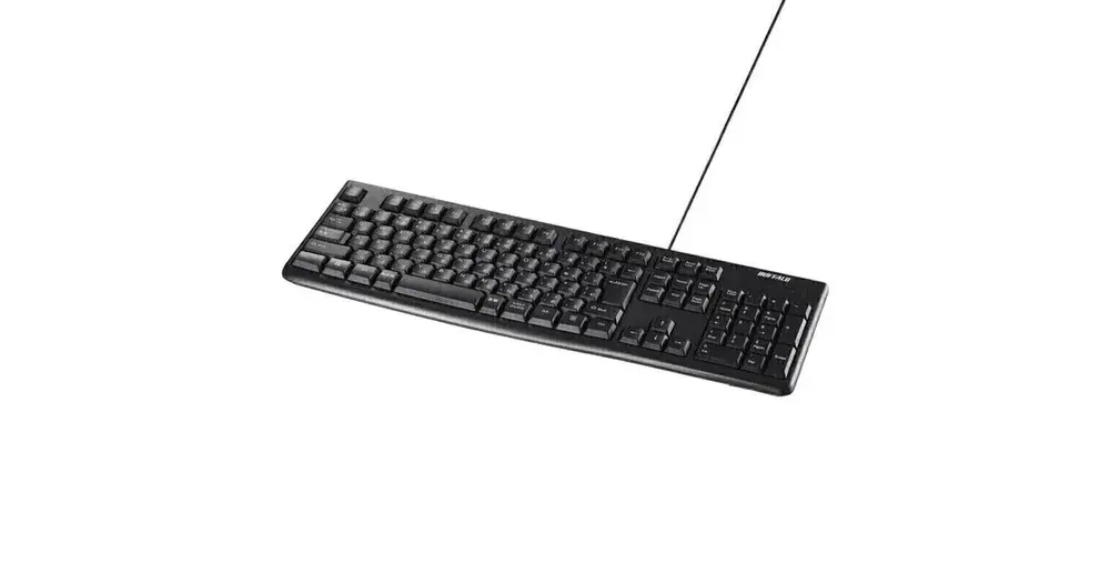 USB接続 有線スタンダードキーボード ロングケーブル BSKBU100L