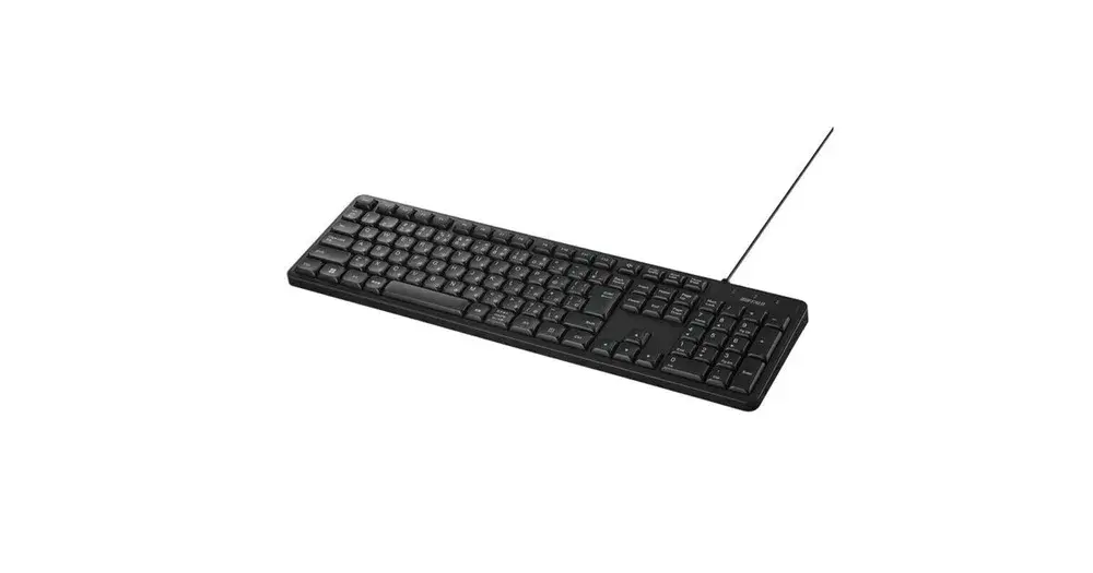 BUFFALO USB接続 有線キーボード 静音設計モデル BSKBU340