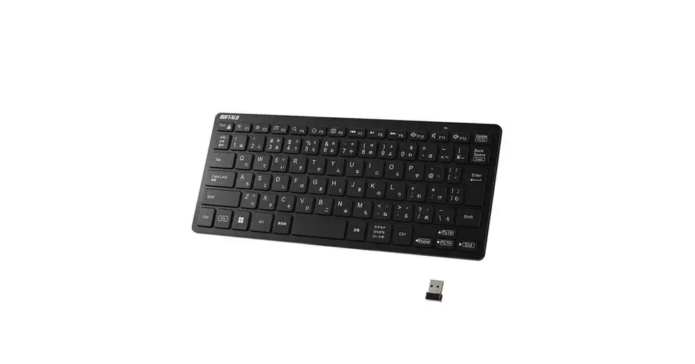 無線2.4GHz ミニキーボード 日本語配列 BSKBW350