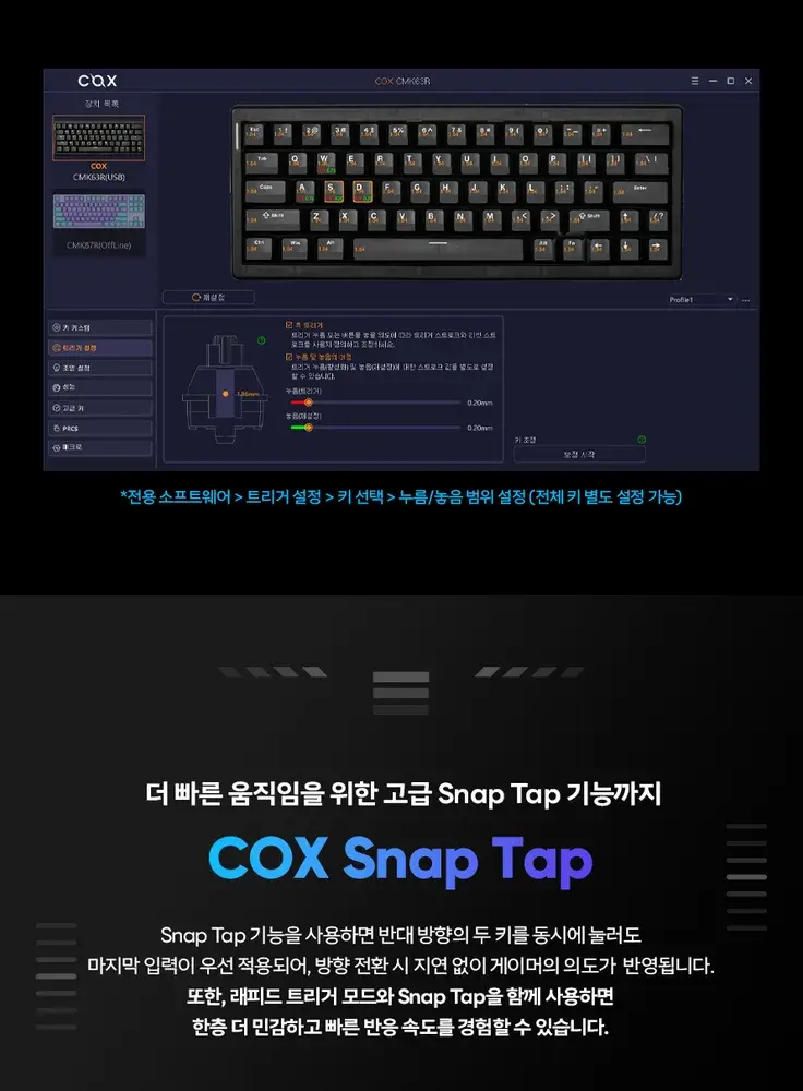 CMK63R Armageddon Edition Magnetic Keyboard
