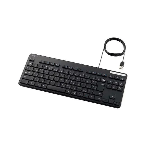 抗菌 有線薄型コンパクトキーボード TK-FCM107