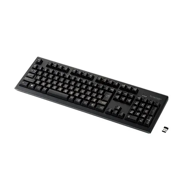 ELECOM 2.4GHzワイヤレスプレミアムメンブレンキーボード TK-FDM088