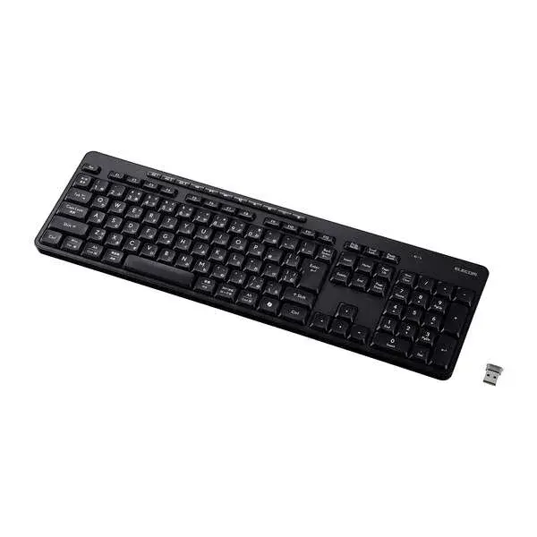 USB無線 & Bluetooth(R) 静音フルキーボード TK-QT11FMM