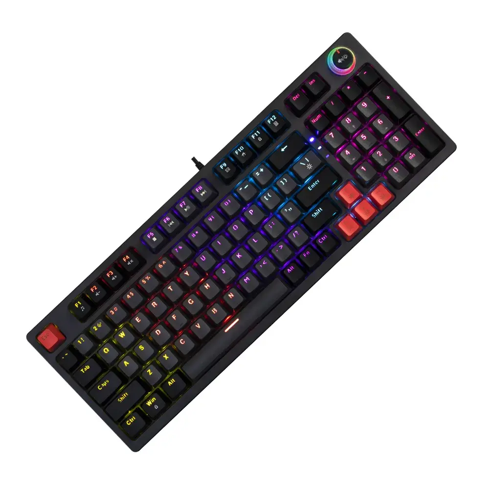 Jedel KL114 96-Key Mechanical Keyboard with Knob