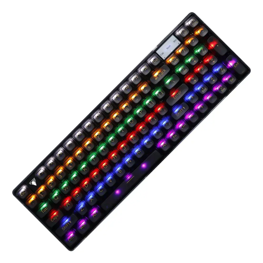 Jedel KL139B 97-Key Transparent Silent Mechanical Keyboard