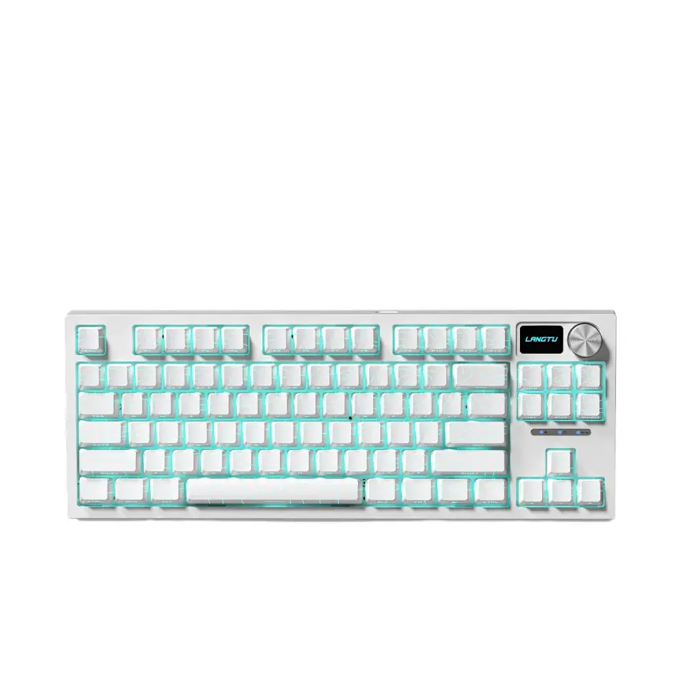 LANGTU LT84 RGB Wired Wireless Tri-mode Gaming and Office Mechanical Keyboard