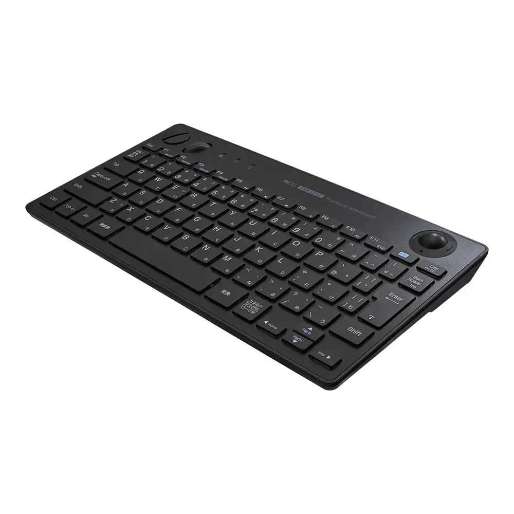 ナカバヤシ Digio2 無線トラックボールキーボード FKB-R252