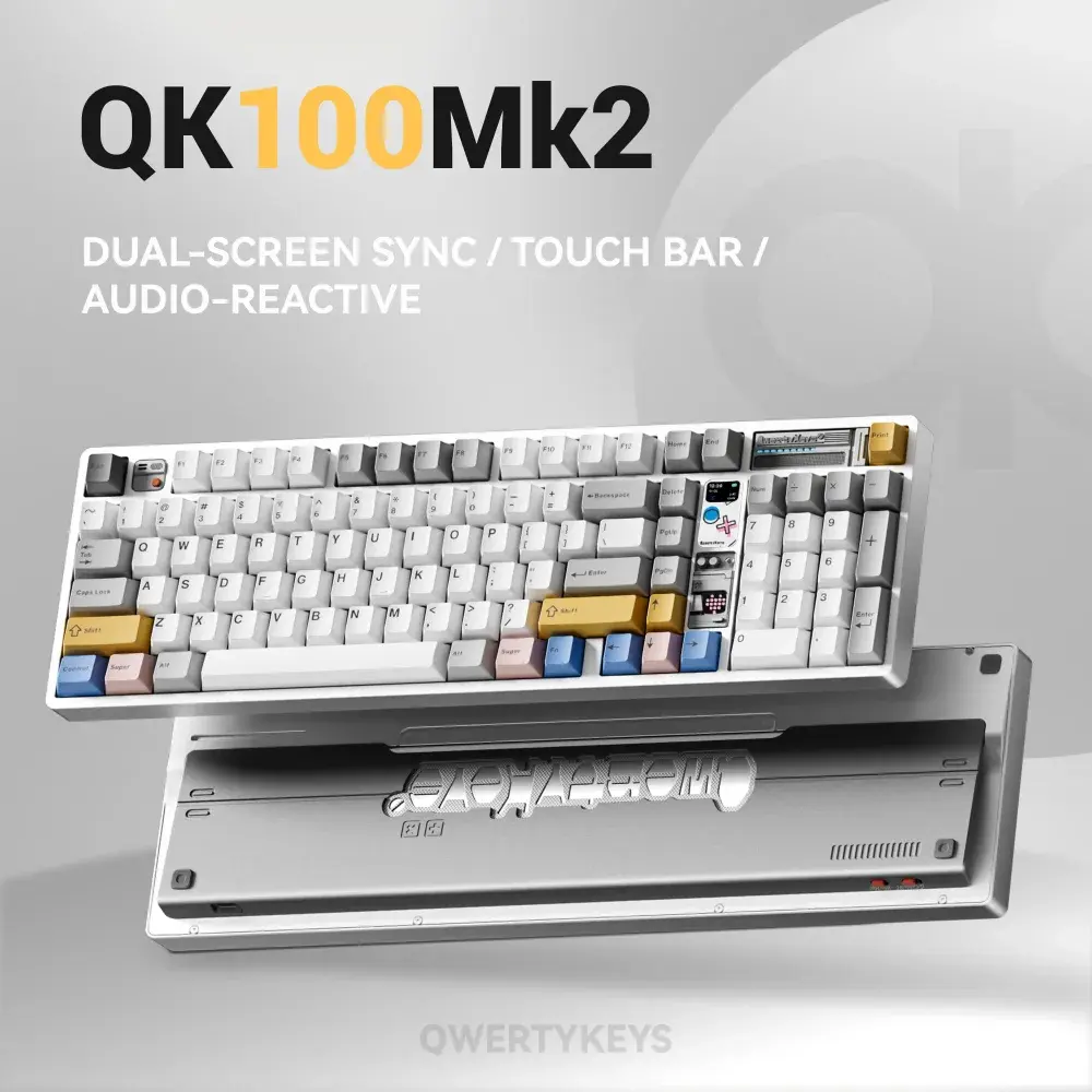 Qwertykeys QK100 Mk2 Tri-Mode Mechanical Keyboard