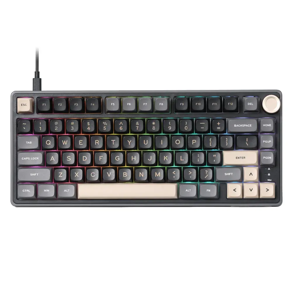 RK ROYAL KLUDGE R75 75% Wired Gaming Keyboard (QMK/VIA)