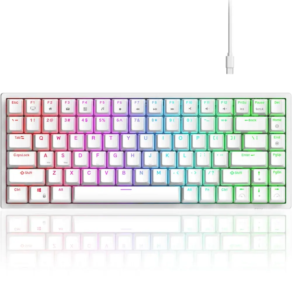 RK ROYAL KLUDGE RK84 75% Wired Mechanical Keyboard