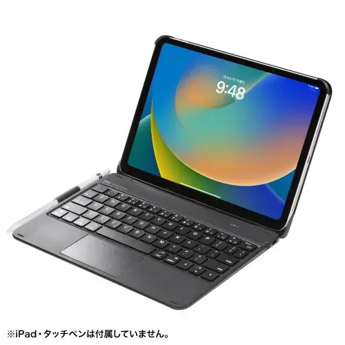 サンワサプライ iPadケース一体型Bluetoothキーボード タッチパッド内蔵（英語配列） SKB-BTIPAD3BK