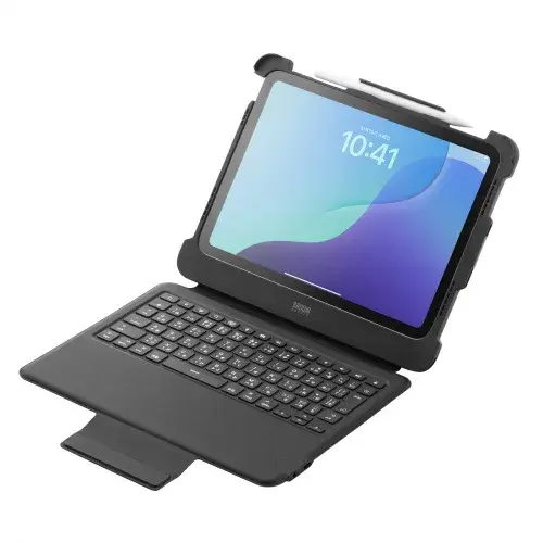 サンワサプライ iPadケース一体型キーボード（耐衝撃・Type-C接続） SKB-IP8BK