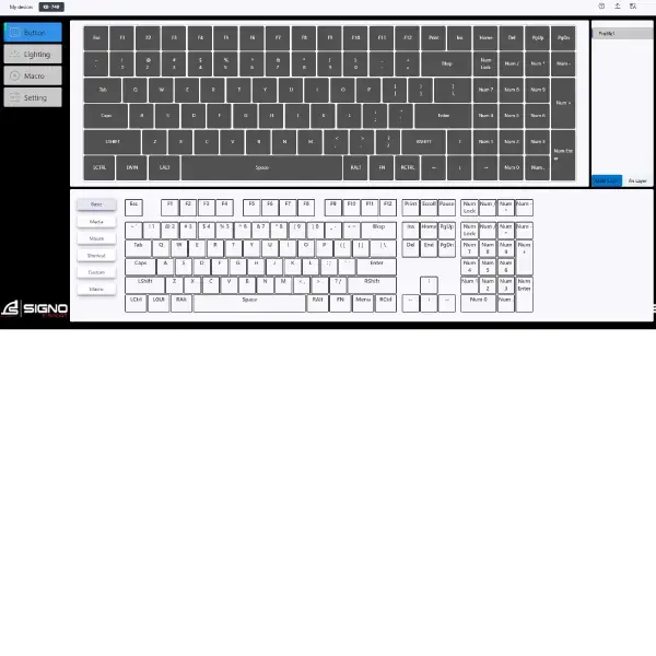 Signo KB-740 MAXXUS Mechanical Keyboard