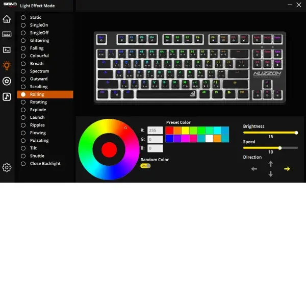 Signo KB-751 NUZZON Optical Keyboard