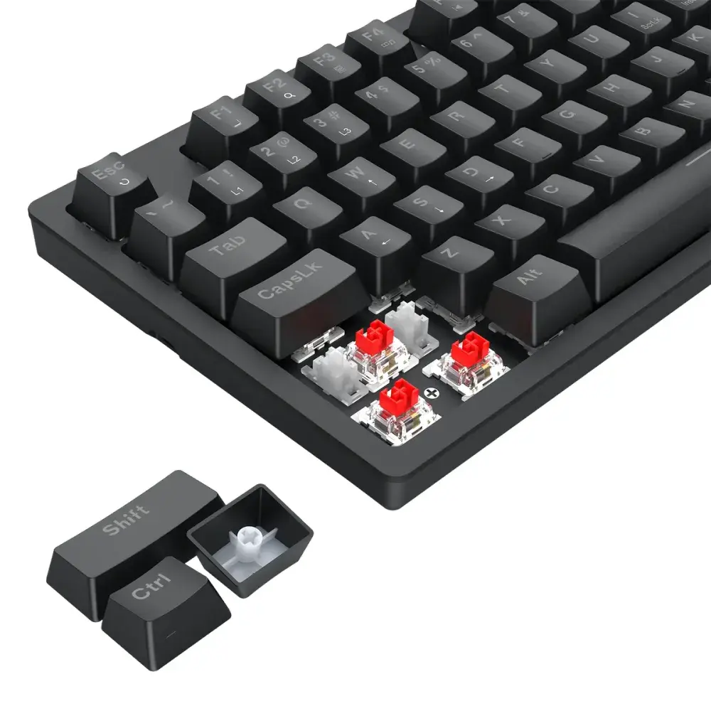 T-Dagger T-TGK326-BR Wired Rainbow Backlight Mechanical Keyboard