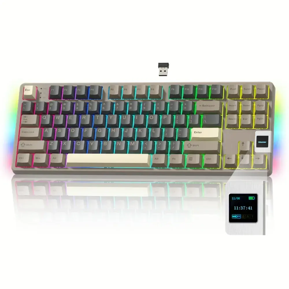 QK87 TKL QMK/VIA Wireless Keyboard