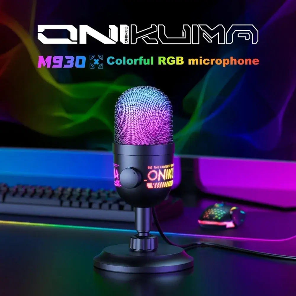 ONIKUMA M930 Studio RGB Microphone