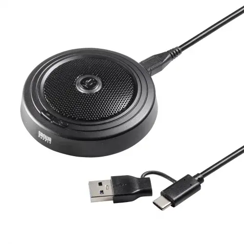 サンワサプライ ノイズキャンセルUSBマイク（フラット型） MM-MCTC03NC
